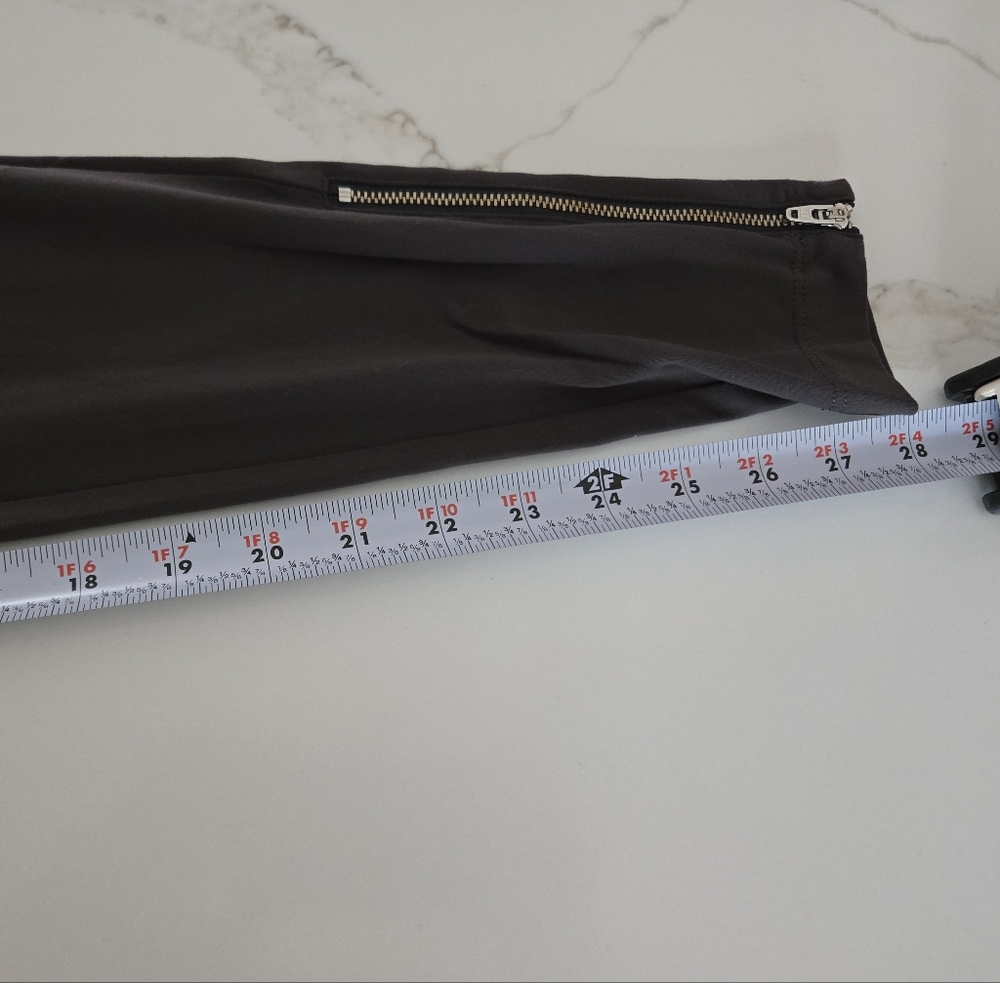 Express Gray Ankle Zip Leggings - Picture 7 of 7
